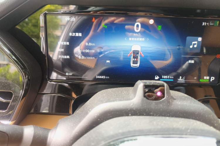 Used Geely Auto Monjaro L Intelligent Engine 2024 1.5T Tiangong Edition Odometer Close Up