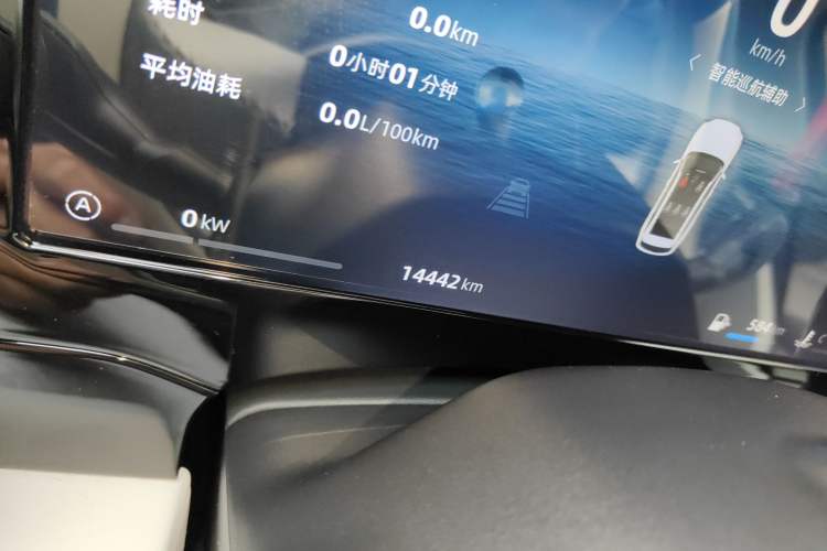 Used Geely Auto Monjaro L Intelligent Engine 2024 1.5T Galaxy Edition Odometer Close Up