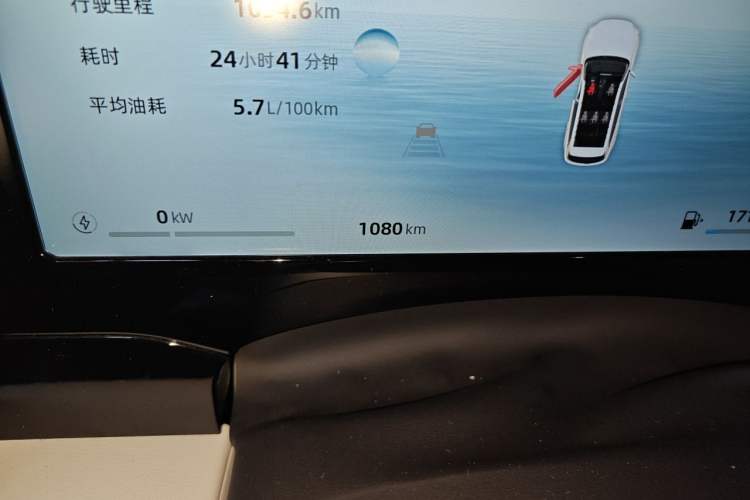 Used Geely Auto Monjaro L Intelligent Engine 2024 1.5T Tiangong Edition Odometer Close Up