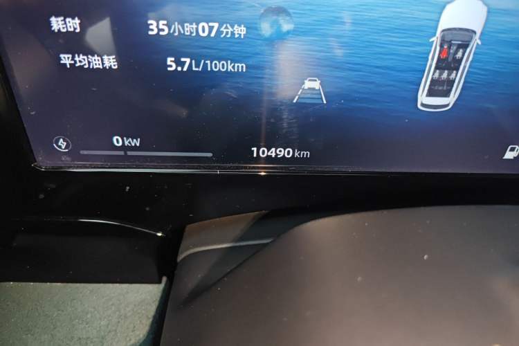 Used Geely Auto Monjaro L Intelligent Engine 2024 1.5T Tiangong Edition Odometer Close Up
