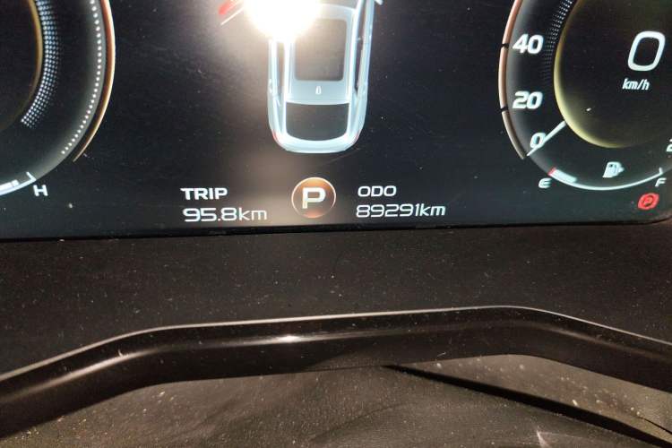 Used Geely Auto Monjaro New Energy 2021 ePro YAOXINGZHE Pure Electric Range 56 KM Odometer Close Up
