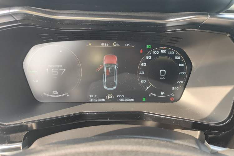Used Geely Auto Monjaro New Energy 2019 400T YAOXINGZHE Pure Electric Range 80 KM Instrument Cluster