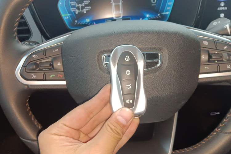 Used Geely Auto Monjaro New Energy 2019 Updated Version 400T Yuxingzhe Pure Electric Range of 80 KM Vehicle Key