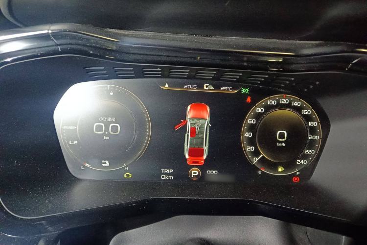 Used Geely Auto Monjaro New Energy 2019 400T YAOXINGER Pure Electric Range 56 km Instrument Cluster