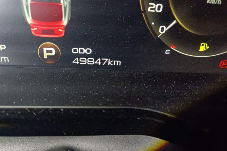 Used Geely Auto Monjaro New Energy 2019 400T YAOXINGER Pure Electric Range 56 km Odometer Close Up
