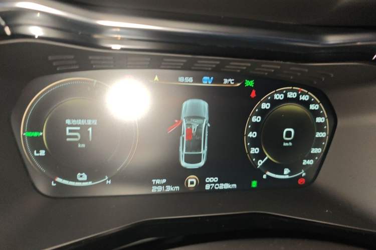 Used Geely Auto Monjaro New Energy 2019 400T YAOXINGZHE Pure Electric Range 80 KM Instrument Cluster