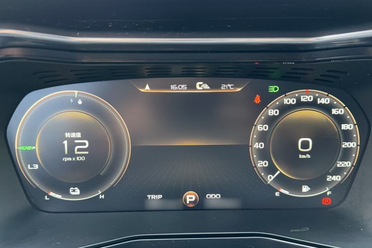 Used Geely Auto Monjaro New Energy 2019 400T YAOXINGZHE Pure Electric Range 80 KM Instrument Cluster