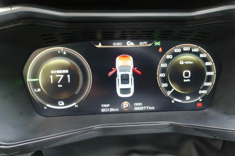 Used Geely Auto Monjaro New Energy 2021 ePro Lanxinger Pure Electric Range 56 km Instrument Cluster