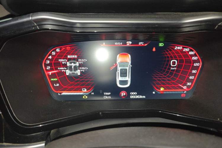 Used Geely Auto Monjaro New Energy 2021 ePro YAOXINGZHE Pure Electric Range 56 KM Instrument Cluster