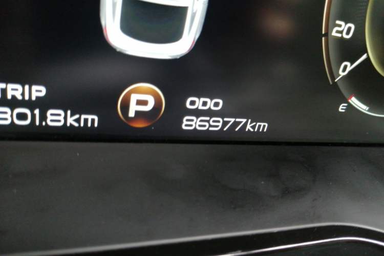 Used Geely Auto Monjaro New Energy 2021 ePro Lanxinger Pure Electric Range 56 km Odometer Close Up