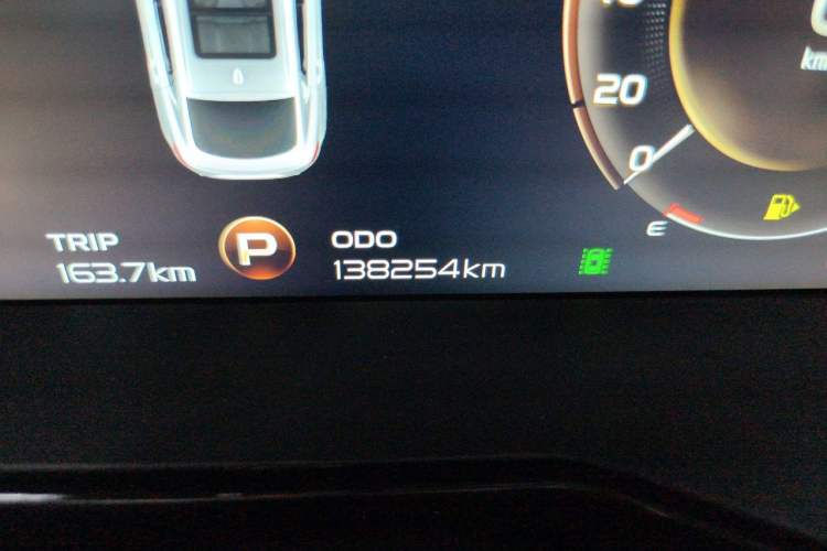 Used Geely Auto Monjaro New Energy 2021 ePro YAOXINGZHE Pure Electric Range 56 KM Odometer Close Up