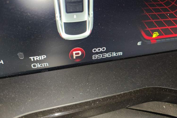 Used Geely Auto Monjaro New Energy 2021 ePro YAOXINGZHE Pure Electric Range 56 KM Odometer Close Up