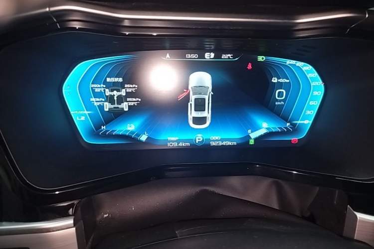 Used Geely Auto Monjaro New Energy 2021 ePro YAOXINGZHE Pure Electric Range 56 KM Instrument Cluster
