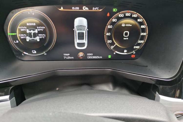 Used Geely Auto Monjaro New Energy 2021 ePro YAOXINGZHE Pure Electric Range 56 KM Odometer Close Up