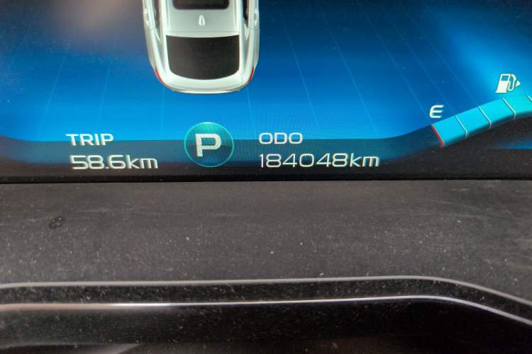 Used Geely Auto Monjaro New Energy 2021 ePro YAOXINGZHE Pure Electric Range 80 KM Odometer Close Up