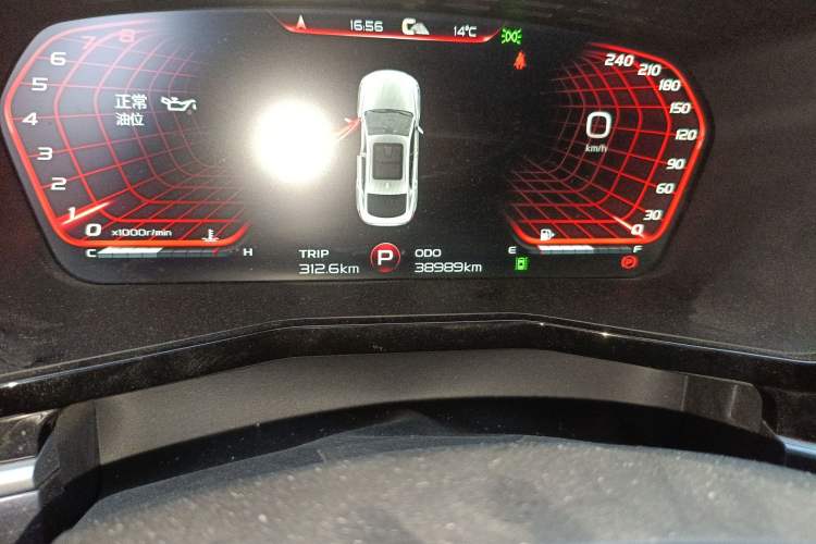 Used Geely Auto Monjaro S 2021 2.0TD DCT Two-Wheel Drive Lightning Edition Odometer Close Up