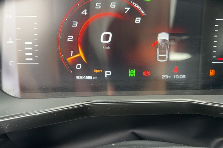 Used Geely Auto Monjaro S 2021 2.0TD DCT Two-Wheel Drive Lightning Edition Odometer Close Up