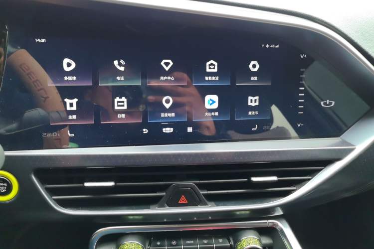 Used Geely Auto Monjaro S 2021 2.0TD DCT Two-Wheel Drive Lightning Edition Audio And AC Panel