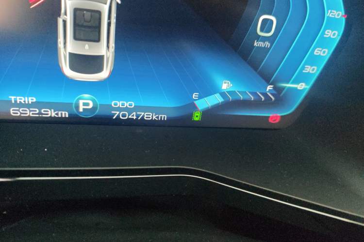 Used Geely Auto Monjaro S 2021 2.0TD Automatic Two-Wheel Drive Lightning Edition Odometer Close Up