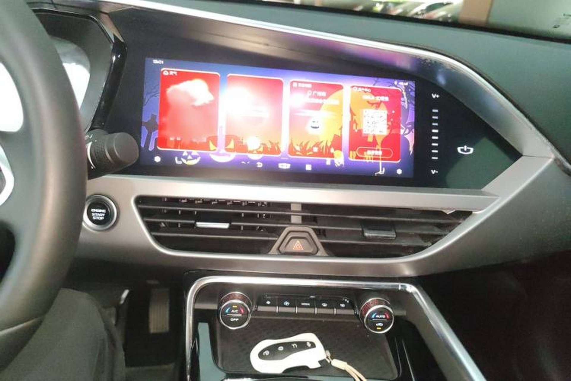Used Geely Auto Monjaro S 2021 2.0TD DCT Two-Wheel Drive Lightning Edition Audio And AC Panel