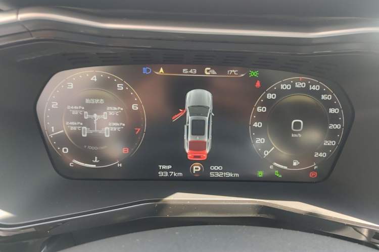 Used Geely Auto Monjaro S 2021 2.0TD Automatic All-Wheel-Drive Phantom Edition Instrument Cluster