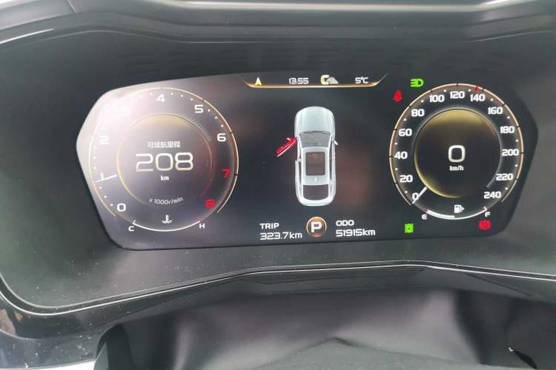 Used Geely Auto Monjaro S 2021 2.0TD Automatic Two-Wheel Drive Lightning Edition Instrument Cluster
