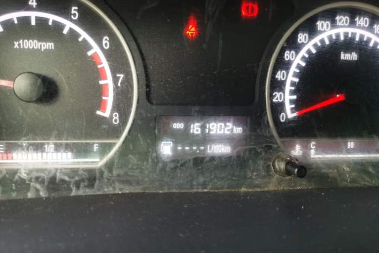 Used Geely Auto Ocean 2011 New Edition 1.5L Manual Base Model Odometer Close Up