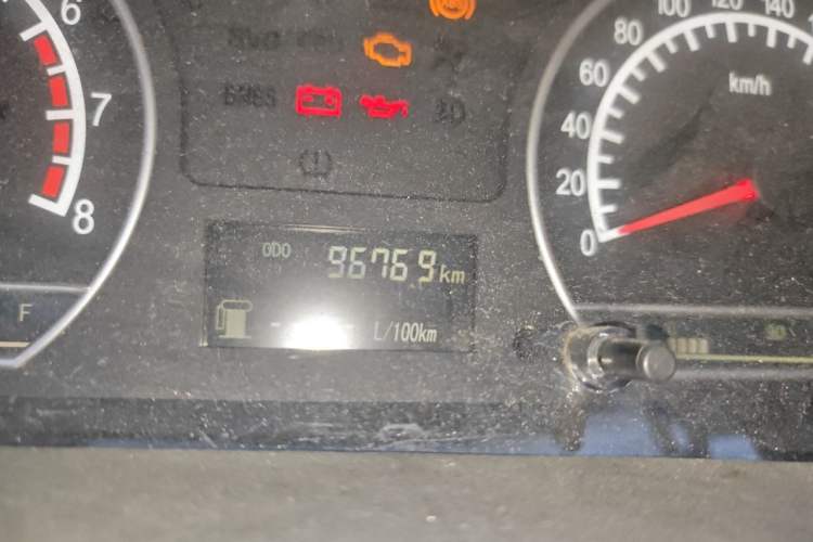 Used Geely Auto Ocean 2011 New Edition 1.5L Manual Value-Extra Model Odometer Close Up