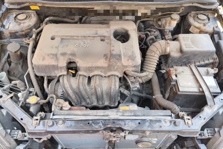 Used Geely Auto Ocean 2012 Energy-Saving Edition 1.5L Manual Luxury Model Engine Bay