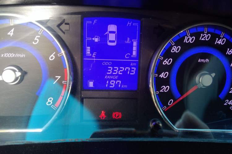 Used Geely Auto Ocean 2014 1.5L Manual Elite Model Odometer Close Up