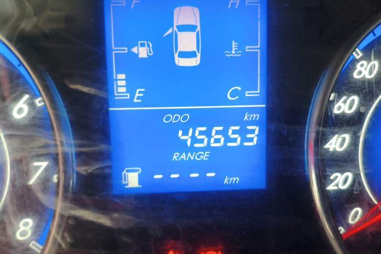 Used Geely Auto Ocean 2014 1.5L Manual Elite Model Odometer Close Up