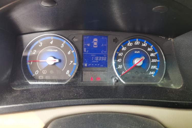 Used Geely Auto Ocean 2014 1.5L Manual Elite Model Odometer Close Up