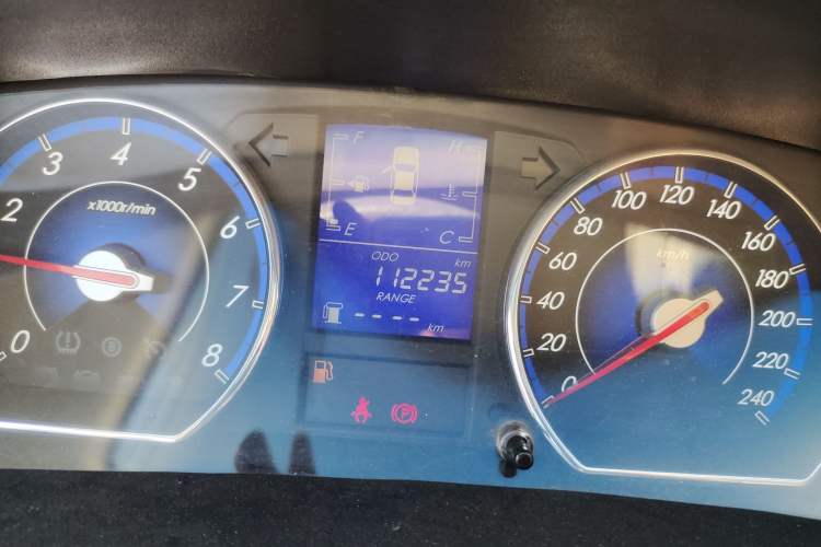 Used Geely Auto Ocean 2014 1.5L Manual Luxury Model Odometer Close Up