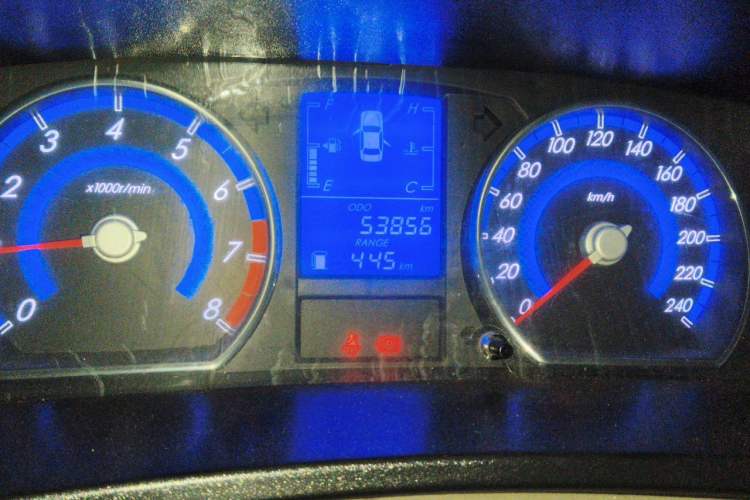 Used Geely Auto Ocean 2015 1.5L Manual Elite Model Odometer Close Up