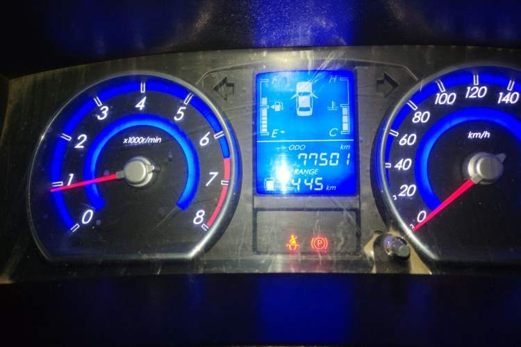 Used Geely Auto Ocean 2015 1.5L Manual Elite Model Odometer Close Up