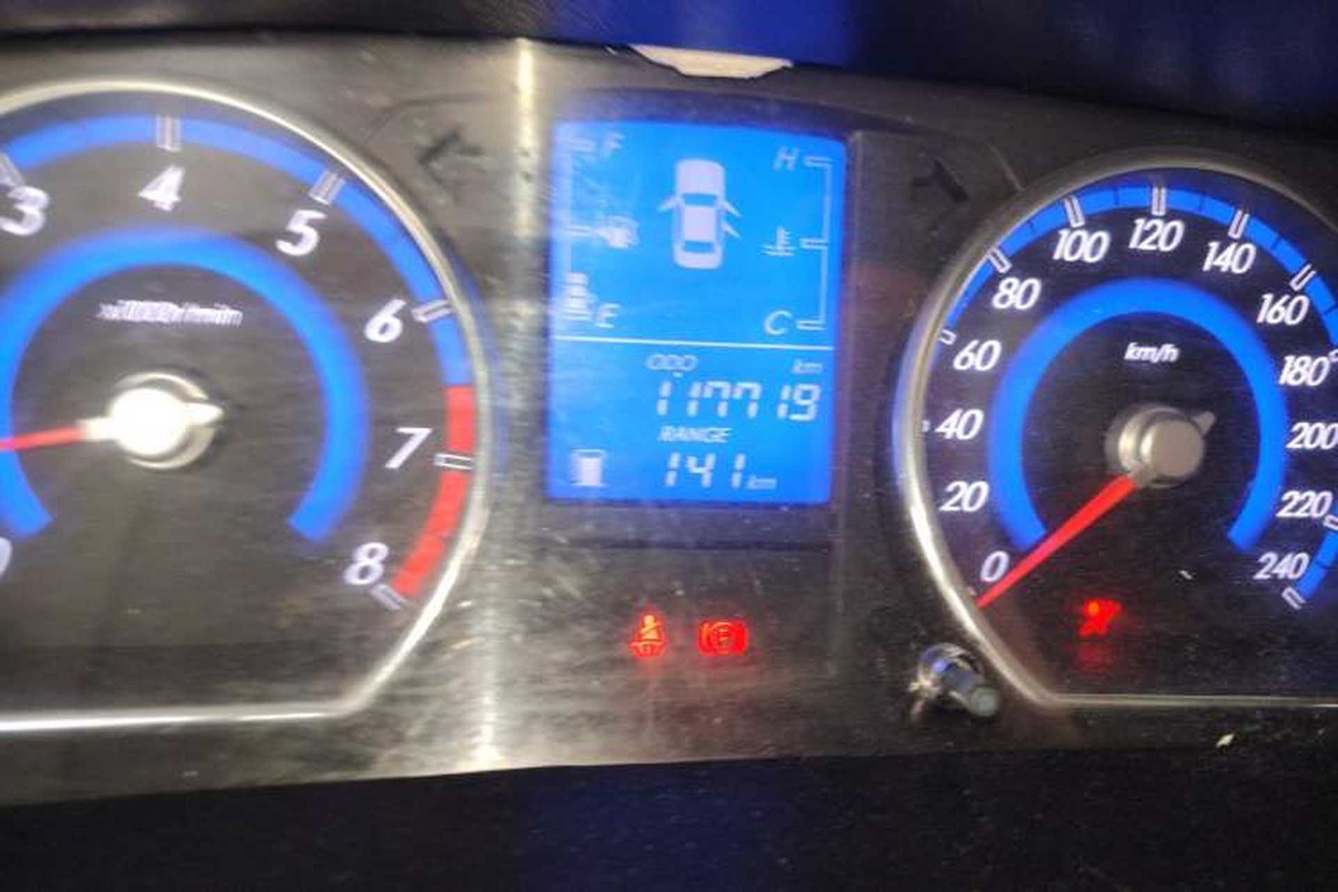 Used Geely Auto Ocean 2015 1.5L Manual Elite Model Odometer Close Up