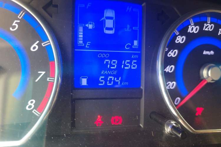 Used Geely Auto Ocean 2015 1.5L Manual Entry-Level Model Odometer Close Up