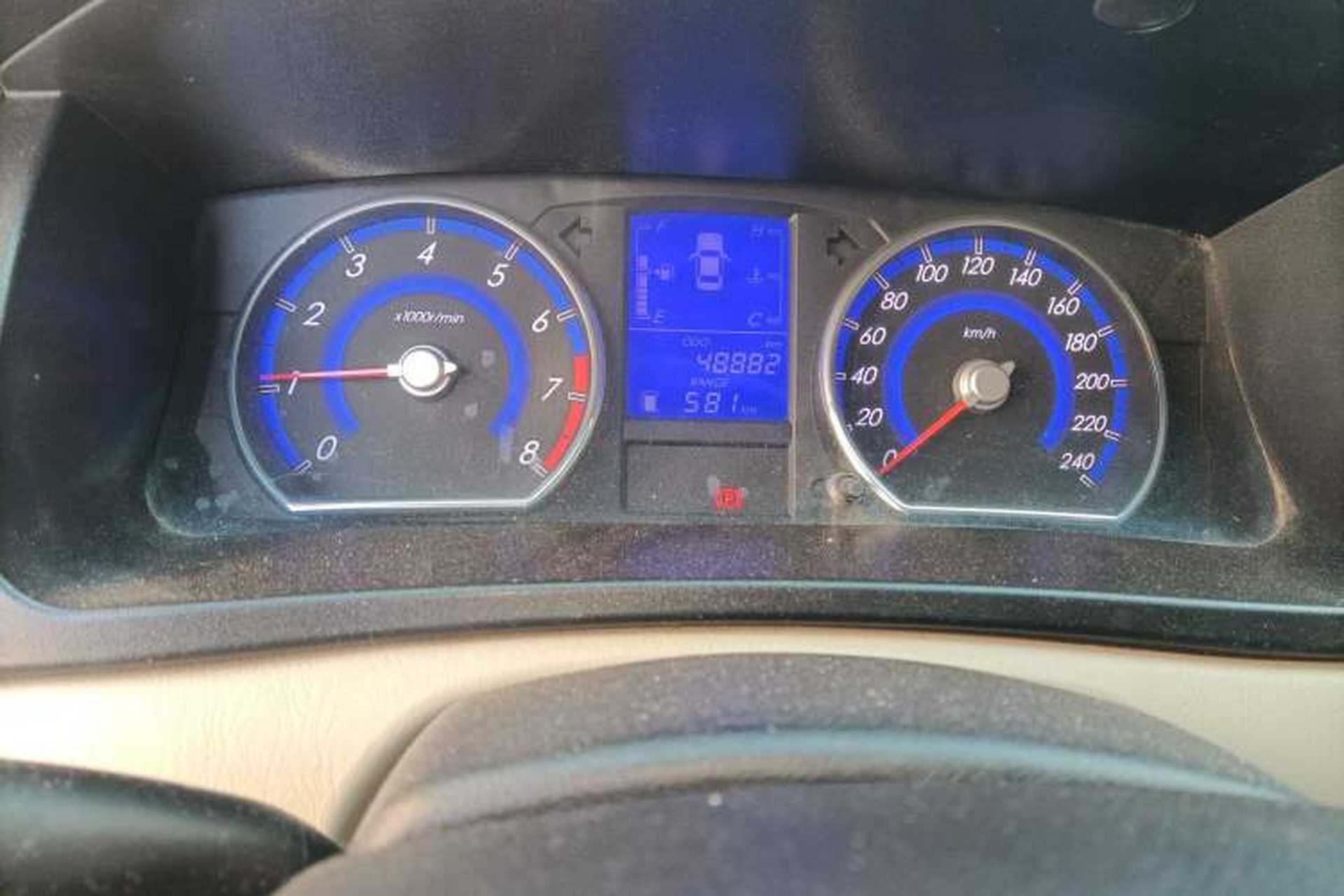 Used Geely Auto Ocean 2015 1.5L Manual Elite Model Odometer Close Up
