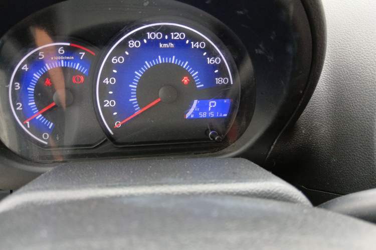 Used Geely Auto Panda 2015 1.5L Automatic Cool & Fun Edition Odometer Close Up