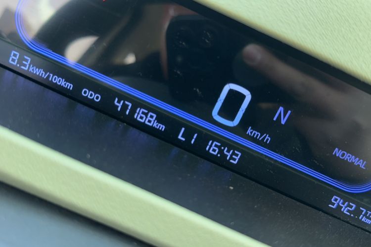 Used Geely Auto Panda 2023 Panda Mini 200km Dynamic Bear Odometer Close Up