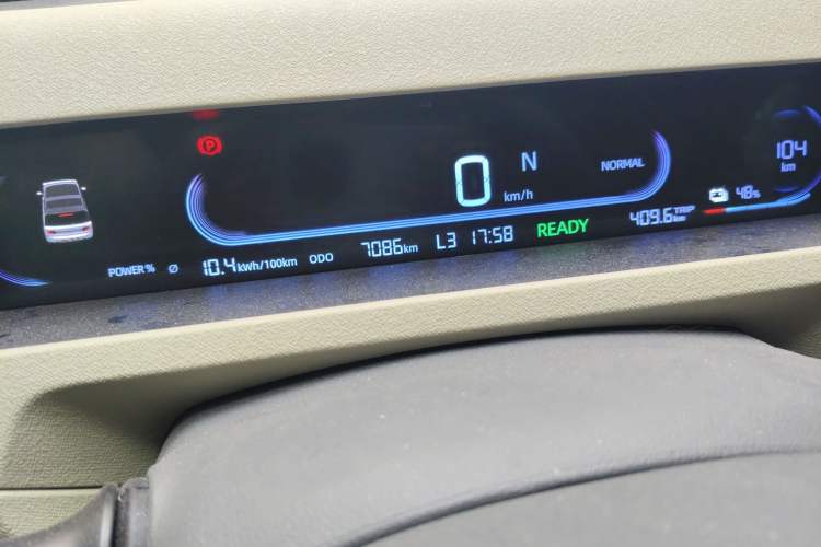 Used Geely Auto Panda 2024 200km Panda Rider Odometer Close Up