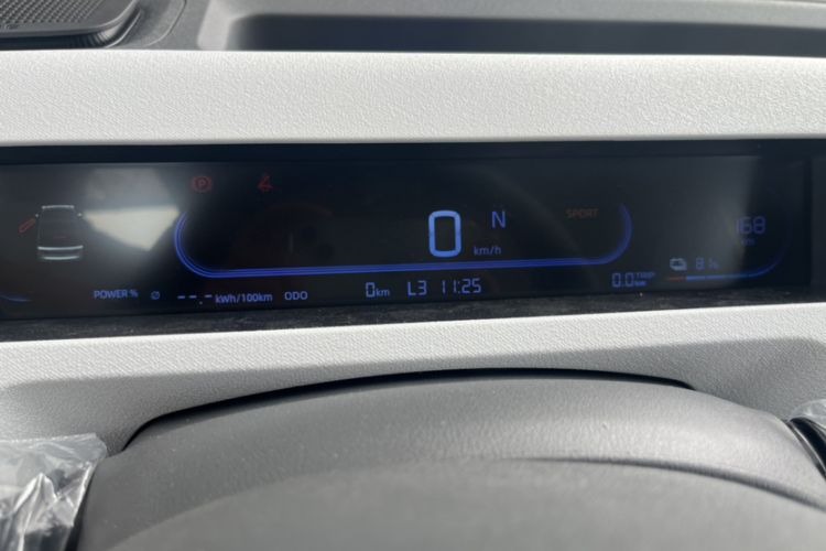 Used Geely Auto Panda 2024 Panda Mini 200km Endurance Bear Odometer Close Up