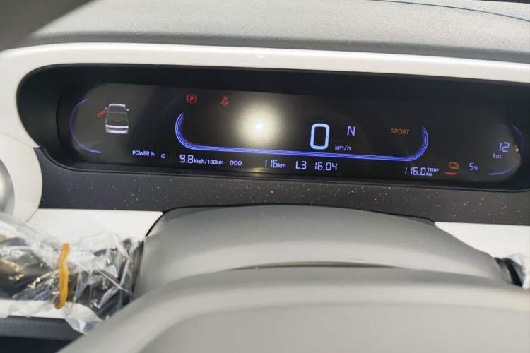 Used Geely Auto Panda 2025 210km Panda Rider Odometer Close Up