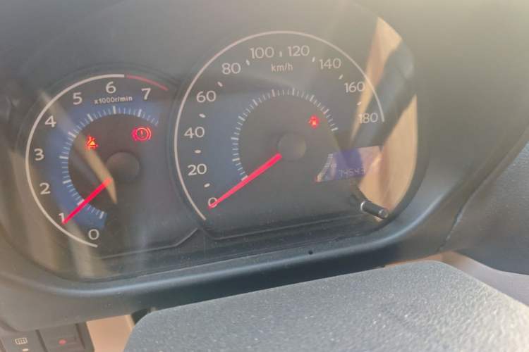 Used Geely Auto Panda Classic 2011 1.3L Manual Comfort II Odometer Close Up