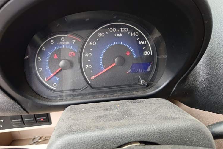 Used Geely Auto Panda Classic 2013 1.0L Manual Entry-Level Model Odometer Close Up