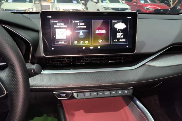 Used Geely Auto Preface 2021 2.0TD Luxury Version Audio And AC Panel