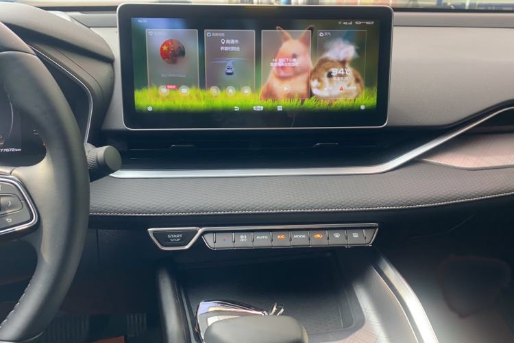 Used Geely Auto Preface 2021 2.0TD Luxury Version Audio And AC Panel