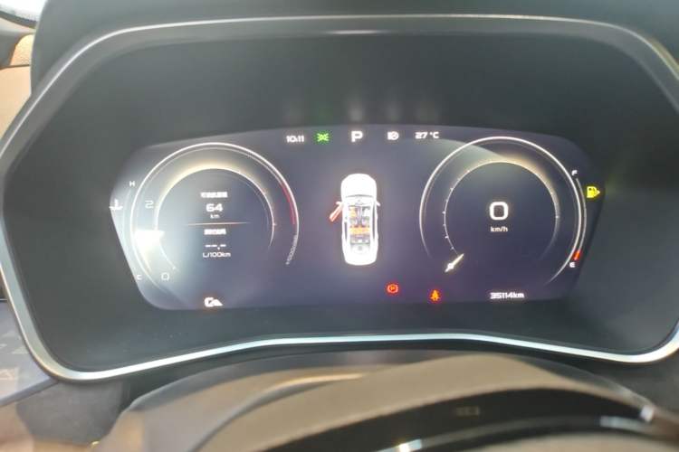 Used Geely Auto Preface 2021 2.0TD Space-Time Edition Starry Celestial Instrument Cluster