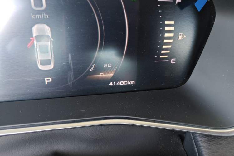 Used Geely Auto Preface 2021 2.0TD Luxury Version Odometer Close Up