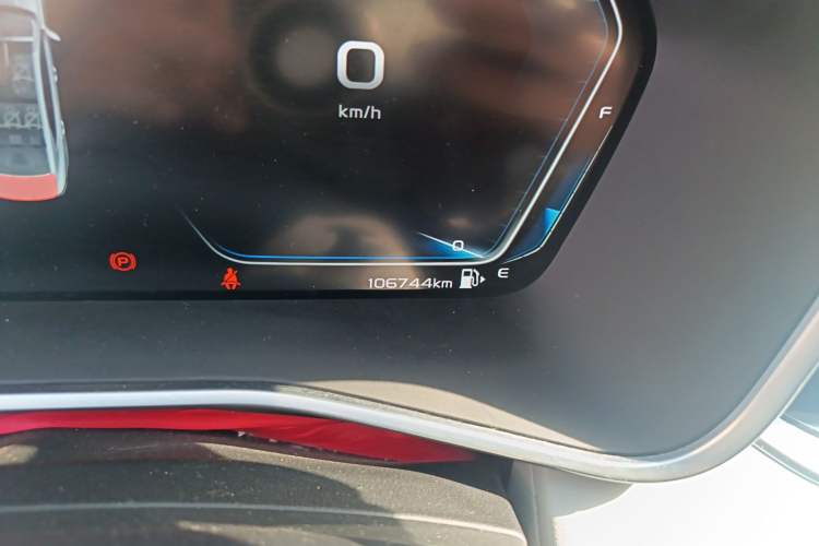 Used Geely Auto Preface 2021 Revised Version 2.0TD Luxury Edition Odometer Close Up